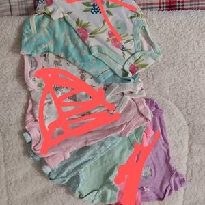 Newborn lot 30 items baby girl
